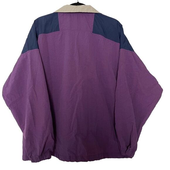 VTG Women's Columbia Sportswear Nylon Windbreaker Pull Over Quarter Zip SZ XL - Picture 2 of 8